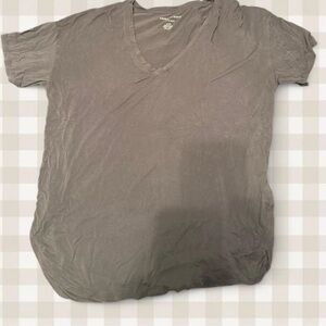 Women’s Gray soft & Sexy American eagle V-Neck Shirt